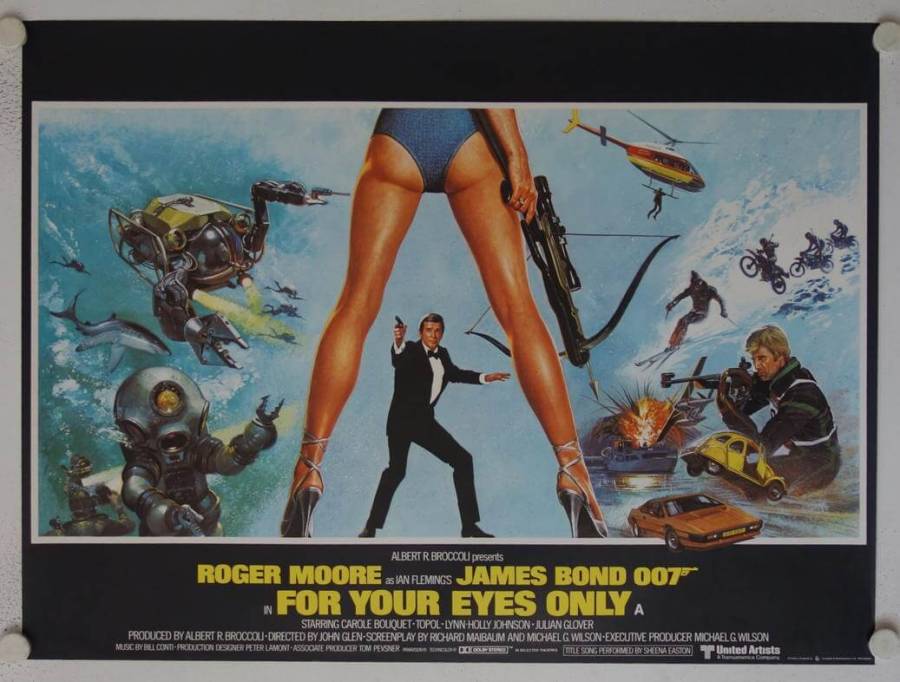 James Bond 007 - In tödlicher Mission originales British Quad Filmplakat